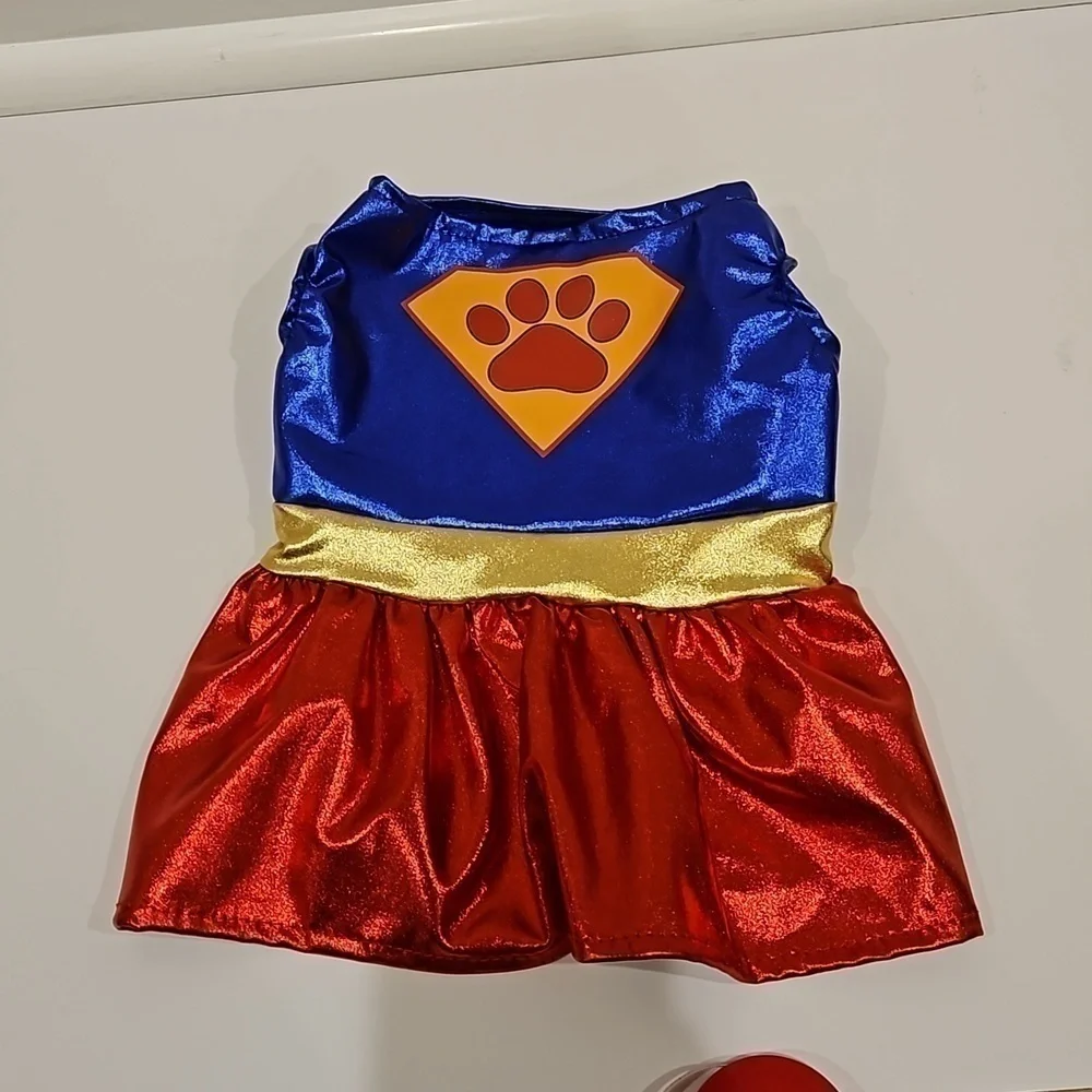 Dog superhero costume size small